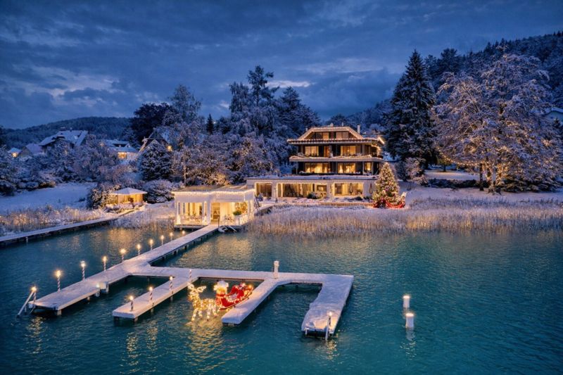 RESIDENZ am WÖRTHERSEE | Großzügiger Rückzugsort in Exklusivlage |  Bootsliegeplatz, Sauna und Beachclub