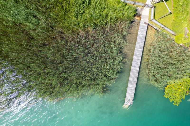 NATURE-HIDEAWAY am WÖRTHERSEE | 520m2 Bauland mit eigenem Steg, Bootsanleger, FREIZEITWOHNSITZ