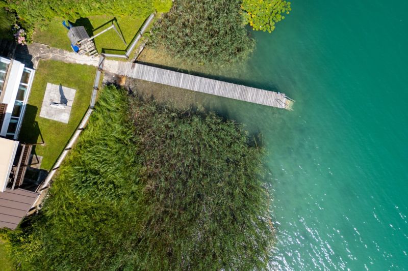 NATURE-HIDEAWAY am WÖRTHERSEE | 520m2 Bauland mit eigenem Steg, Bootsanleger, FREIZEITWOHNSITZ